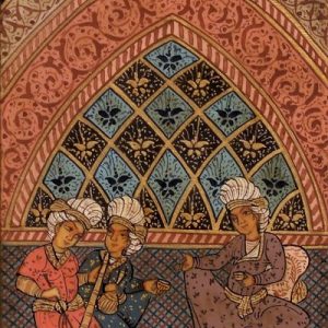 Miniature painting on camel bone fiber  – Code 1010133