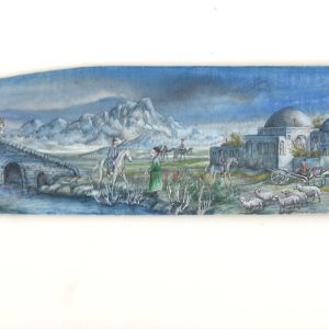 Miniature painting on bone – Abnieh design – Code 1010197