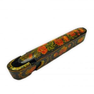 Papier-mâché needle case – Flower and Bird design – Code 1020039
