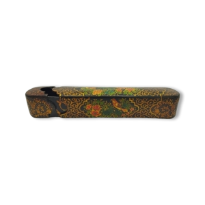 papier-mâché pen case – Flower and Bird design – Code 1020077