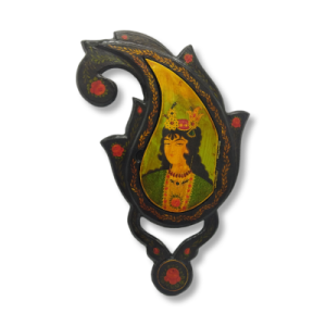 Papier-mâché mirror with lid – Boteh Jegheh design – Code 1020169