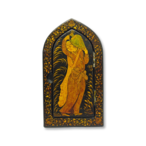 Small hinged mirror, Safavid portrait design – Code 1020197
