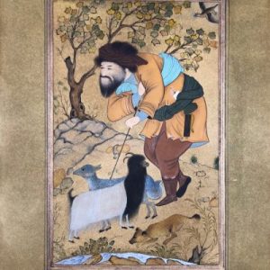 Miniature Painting on Cardboard – Code 1030006