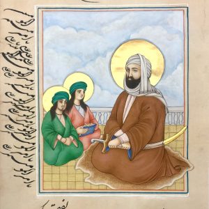 Miniature Painting on Paper – Imam Ali – Code 1030020