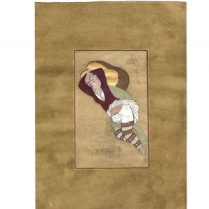 Miniature Painting on Paper – Isfahan Style – Code 1030036