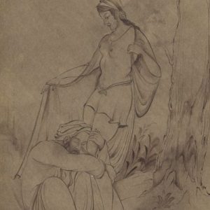 Miniature Painting on Paper – Ghalamgiri (Fine Outlining) – Code 1030048