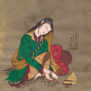 Miniature Painting on Paper – Isfahan Style – Code 1030053