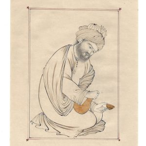 Miniature Painting on Paper – Safavid Style – Code 1030056