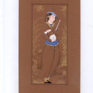 Miniature Painting on Cardboard – Safavid Style – Code 1030080