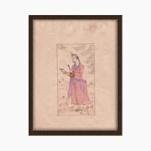 Miniature Painting on Paper, "Isfahan Style" Design, Code 1030095