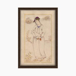 Miniature Painting on Paper, "Isfahan Style" Design, Code 1030112
