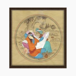 Miniature Painting on Paper, "Safavid and Modern Style" Design, Code 1030124