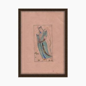Miniature Painting on Paper, "Safavid Style" Design, Code 1030133