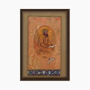 Miniature Painting on Cardboard, "Isfahan Style" Design, Code 1030154