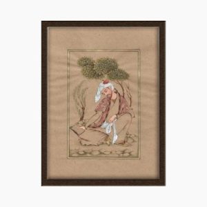 Miniature Painting on Paper, "Young Khwaja" Design, Code 1030195