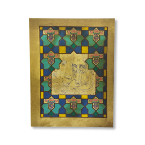 Miniature Painting on Cardboard – Safavid and Modern Style – Code 1030277