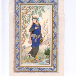Miniature Painting on Paper – Safavid Style – Code 1030286