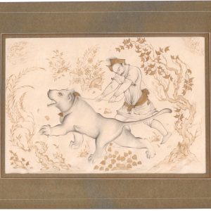 Miniature Painting on Paper – Tabriz Style – Code 1030296