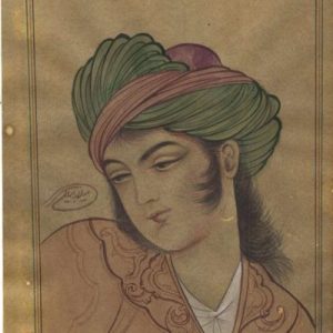 Miniature painting on paper - "Young Woman" - Code 1030305